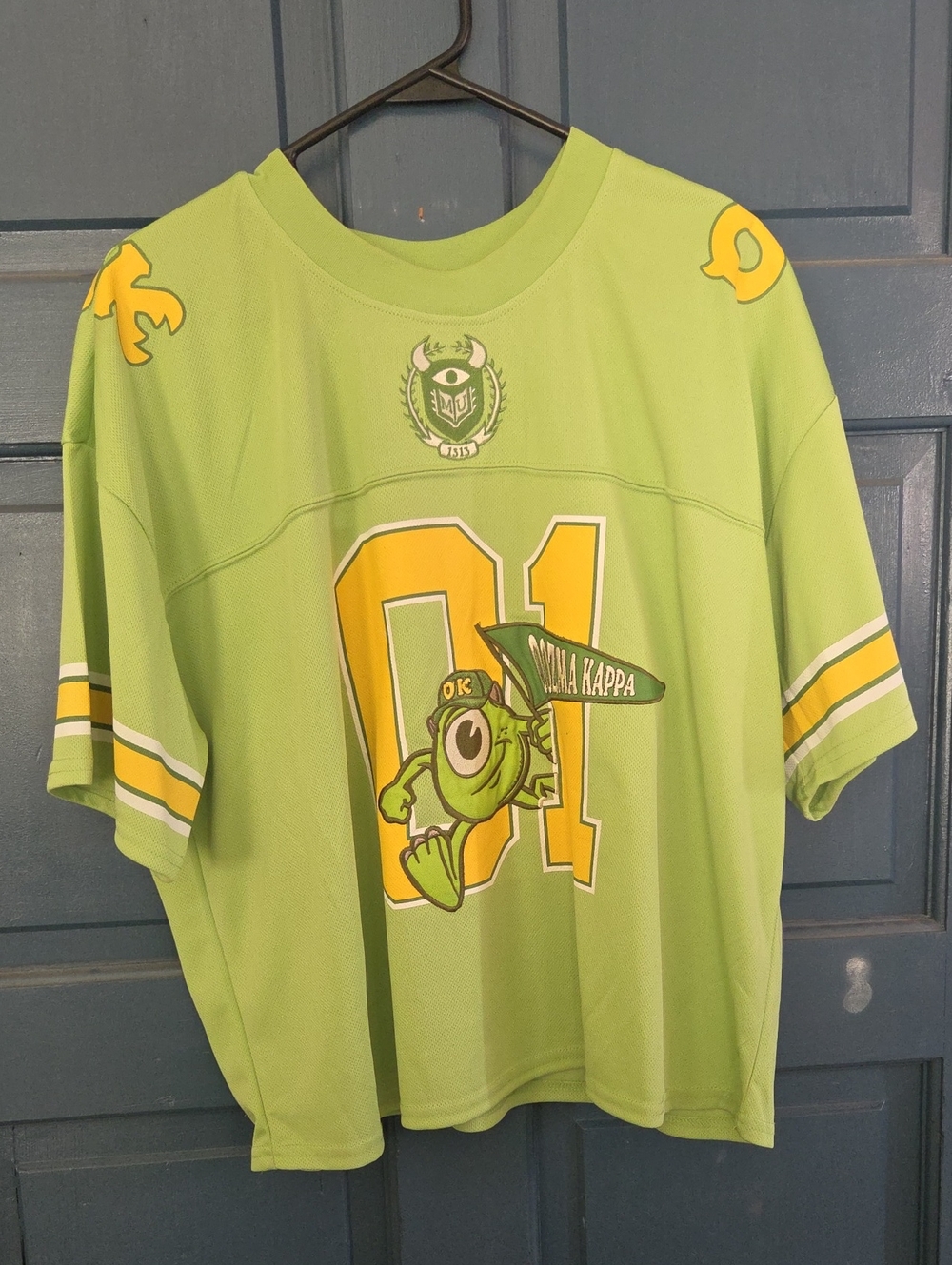 BOXLUNCH Mike Wizowski Green and Yellow Graphic Jersey Tee